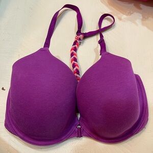 Victoria's Secret Purple Bra with Pink Accents